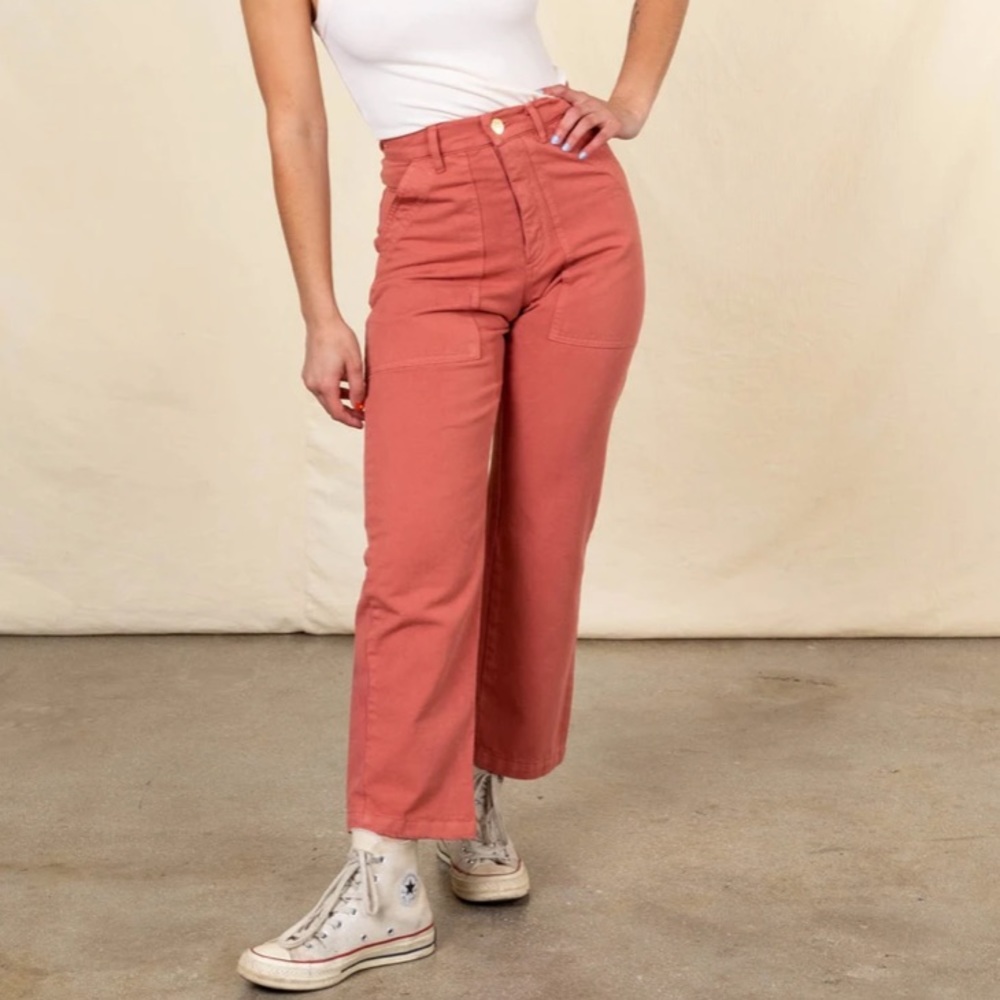 Big Bud Press Work Pants in Clay Red, XXS